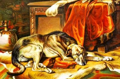 unknow artist Dog 032 china oil painting image